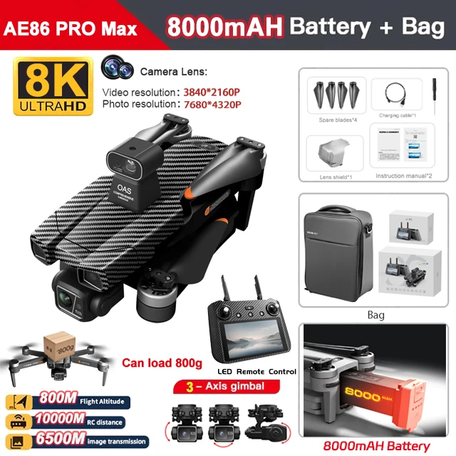 AE86 PRO MAX+ 8K Screen Remote Control Can Load 800g One-click - Image 6