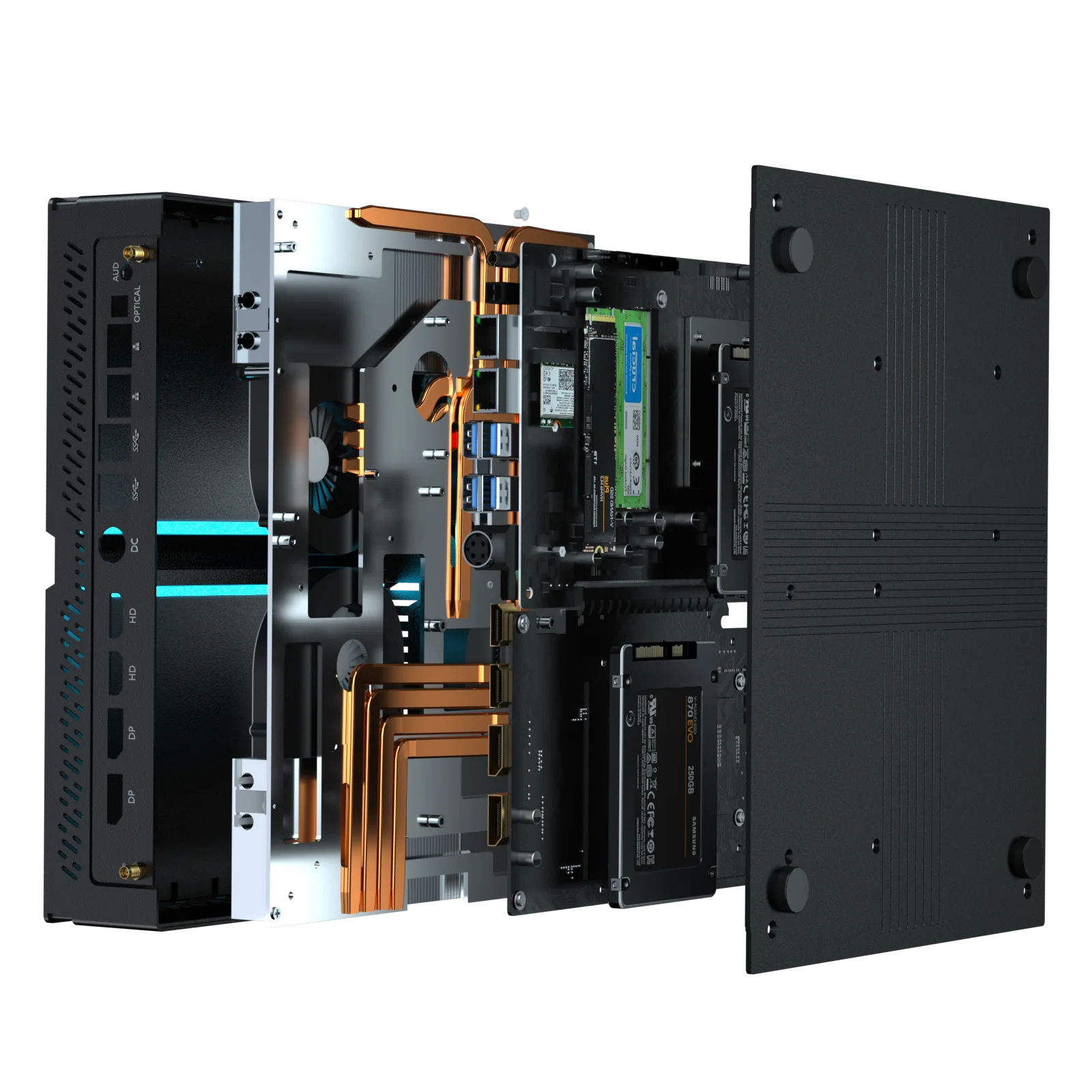 Eglobal 13TH I9-13900F I7-13700F I5-13400F RTX 4060 8G Gamig Discrete Graphics Card Mini Computer 4K Four Displays Gamer Mini PC - Image 6