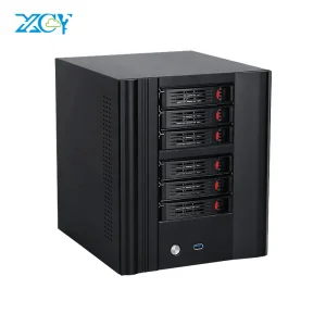 NAS Mini PC Intel N100 N150 2.5G I226V 10G AQC 3LAN Ethernet RAID Network Attached Storage Server