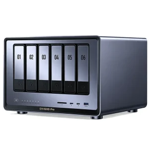 NASync DXP6800 Pro 6 Bay Desktop NAS Intel I5 1235u 10 Core CPU 8GB DDR5 RAM Network Attached Storage