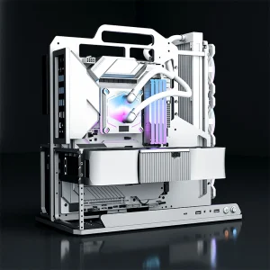 Socooler ATX Gamer Computer Tower Complete PC Case with Water Cooling