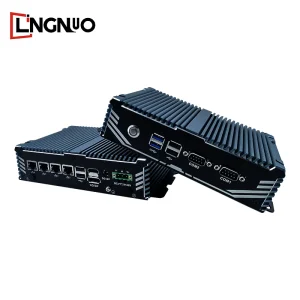 Rugged Edge Computing Intel Elkhart Lake CPU Mini PC 4 LAN Ports 32GB