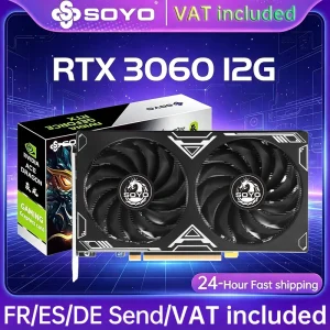 SOYO New Gaming Graphics Cards NVIDIA GeForce RTX 3060 12GB GDDR6 192