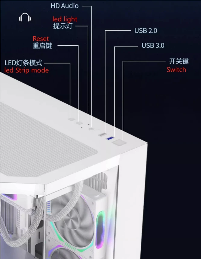 Case Gaming Mid-Tower CS090 - Image 6